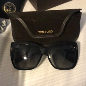 Tom Ford carli Black sun glasses